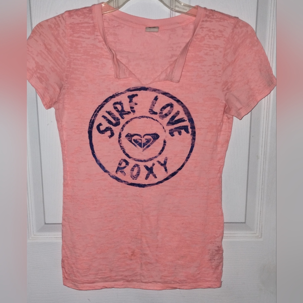 Roxy Women's Vintage Tee Size Small   EUC